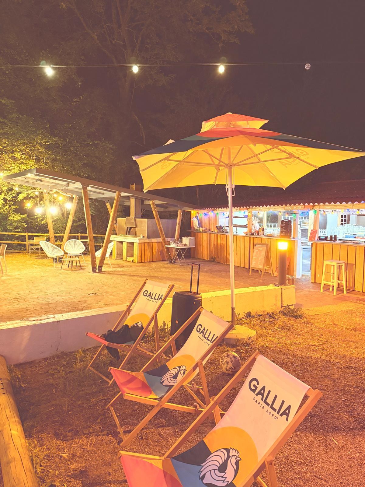 Une ambiance de guinguette en plein air