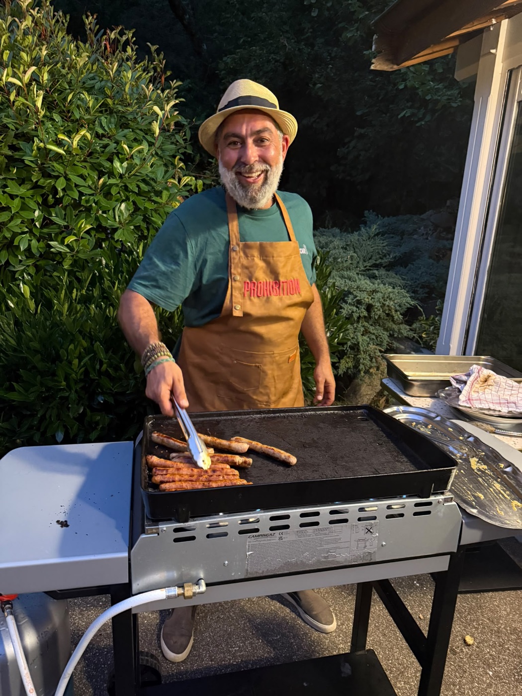 La cuisine nomade en préparation
